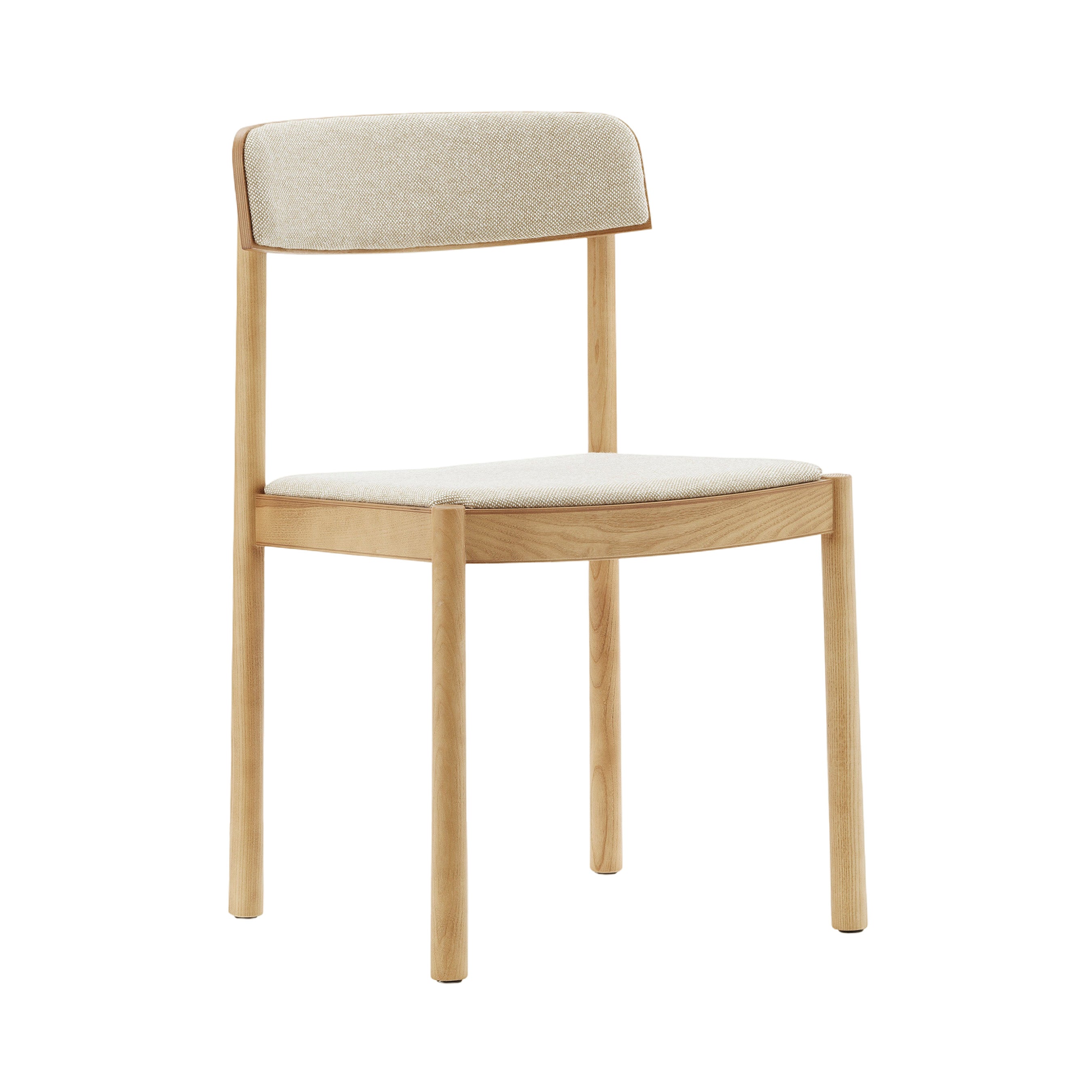 Timb Chair: Upholstered + Tan + Hallingdal 220