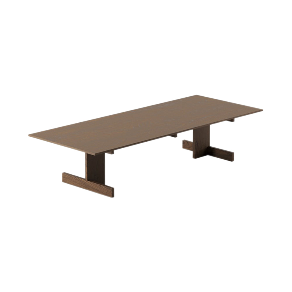 Kinuta Coffee Table A-CT01: Smoked Oak