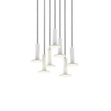 Cielo Chandelier: 7 + White