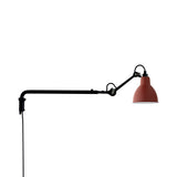 Lampe Gras N°203 Lamp: Red + Round