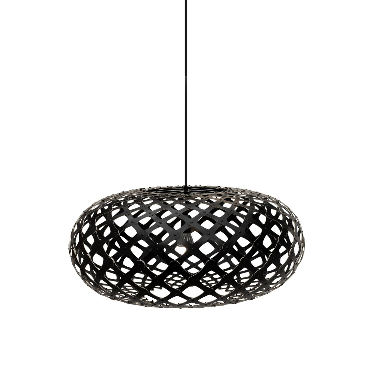 Kina Pendant Light: Medium + Black + Black