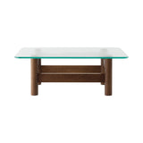 Brasilia Lounge Table: Dark Stained Oak