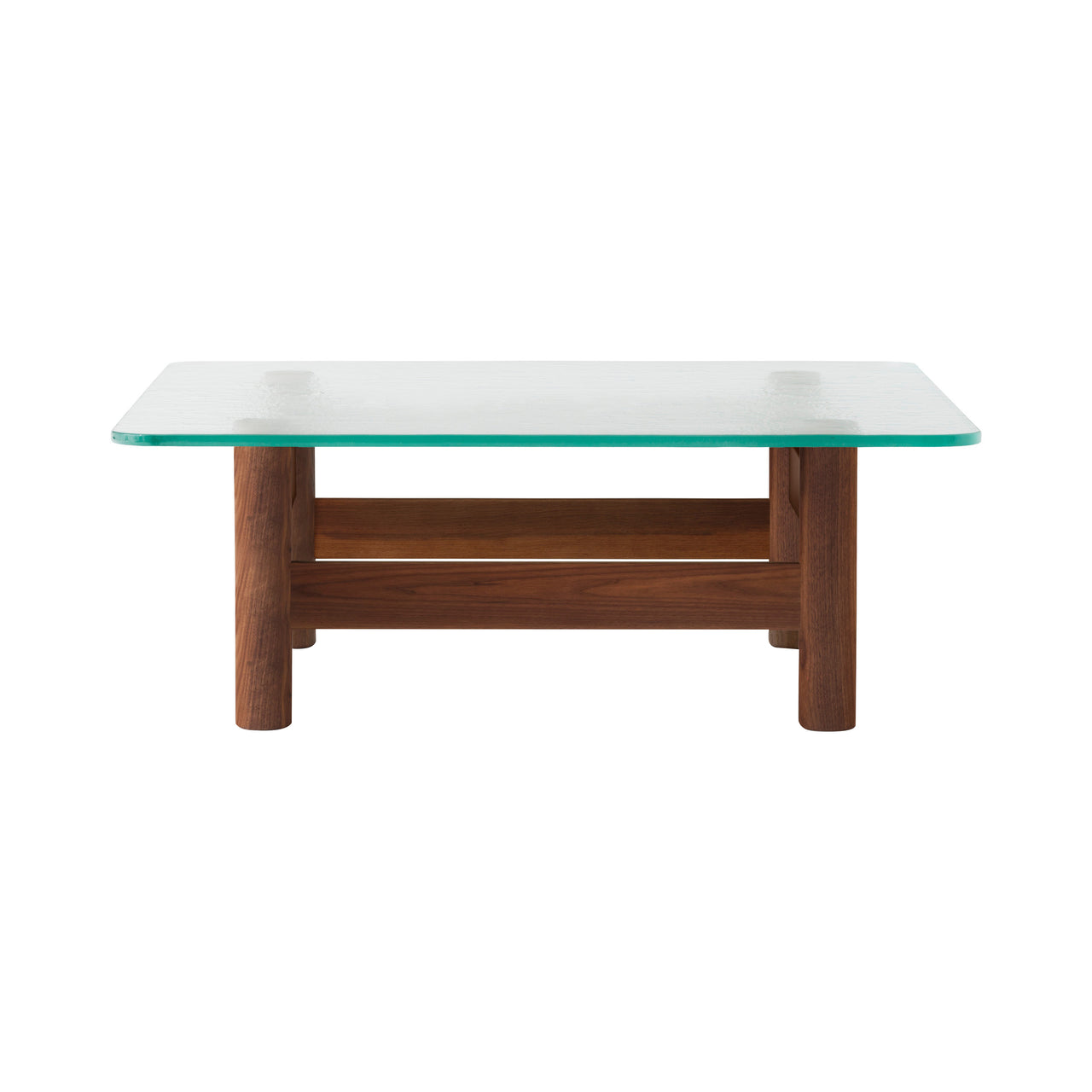 Brasilia Lounge Table: Walnut