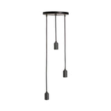 Triple Pendant: Black + Graphite