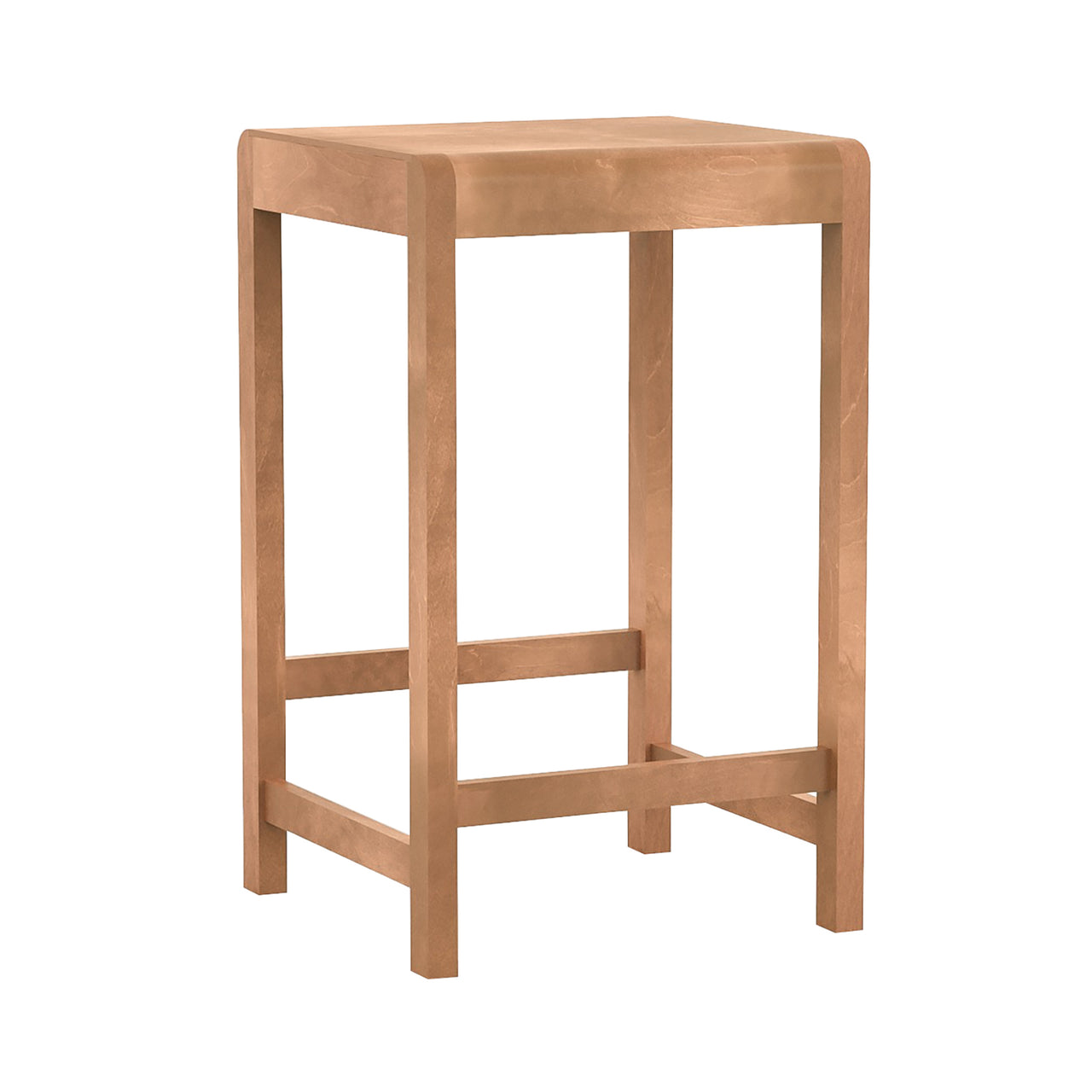 01 Bar + Counter Stool : Counter + Warm Brown Birch