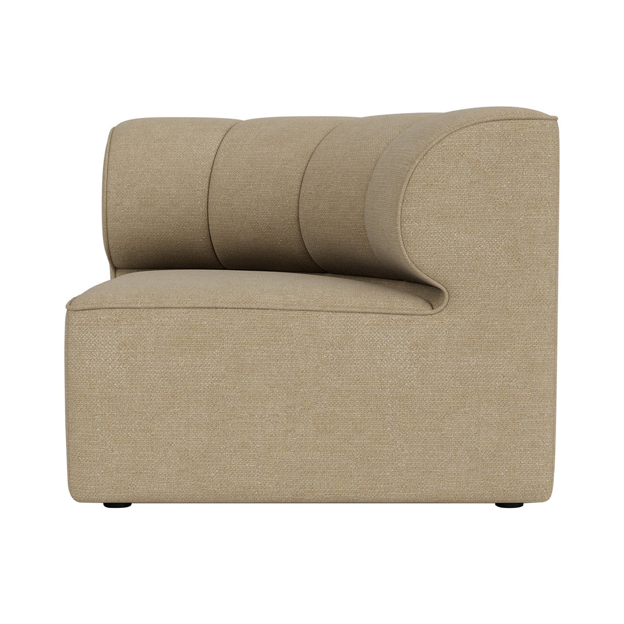 Eave Seamline Corner Sofa: Concave + Left