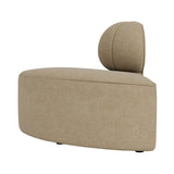 Eave Seamline Corner Sofa: Convex + Right