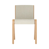Ready Dining Chair: Front Upholstered + Natural Oak + Hallingdal 65 200