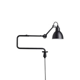 Lampe Gras N°303 Wall Lamp: Black + Round