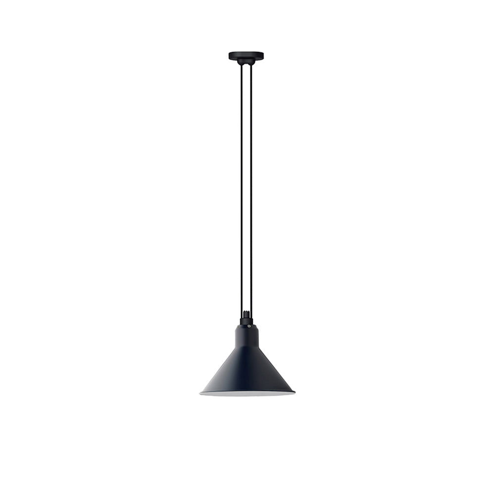 Les Acrobates N° 322 Pendant Lamp: Large + Blue + Conic