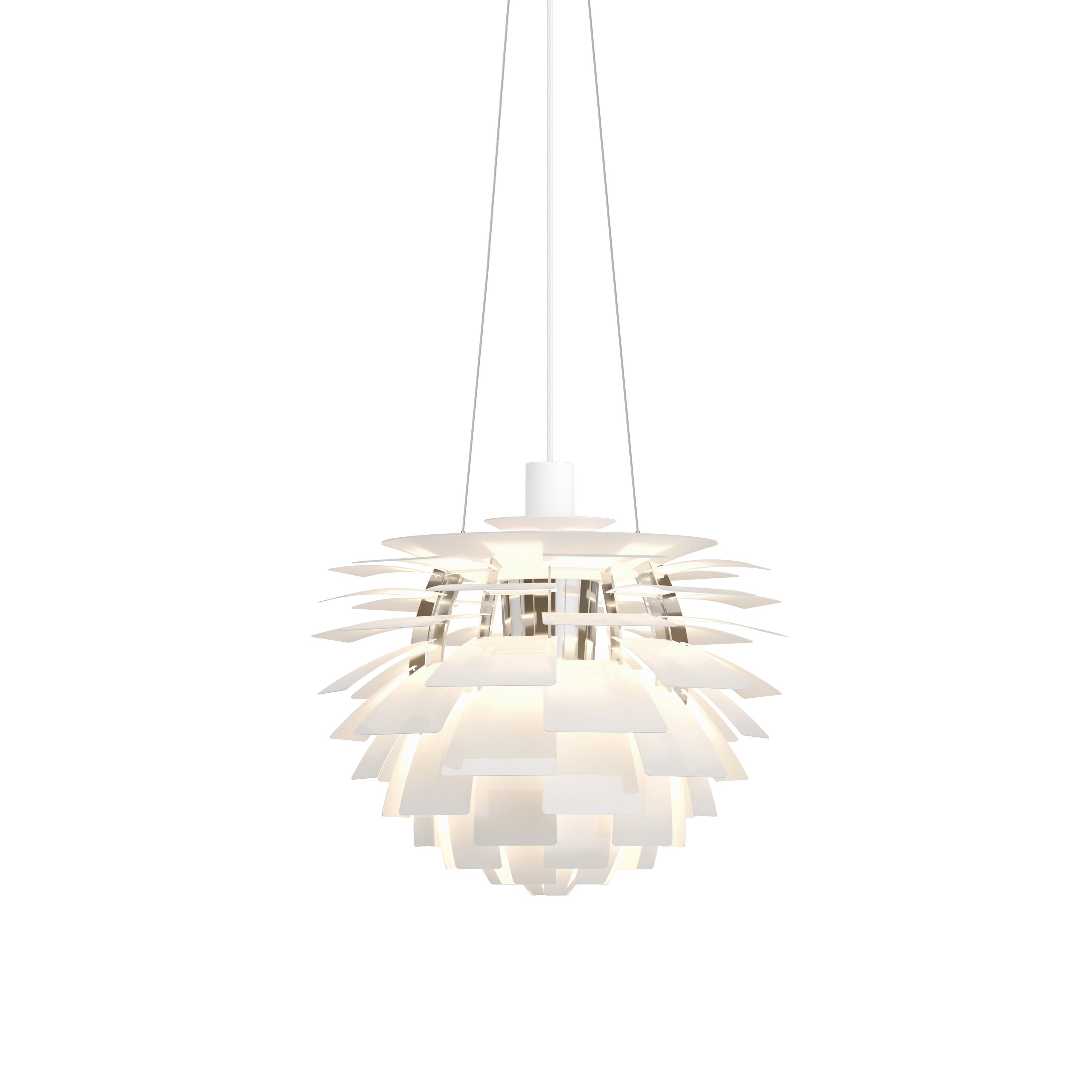PH Artichoke Pendant: Small + White