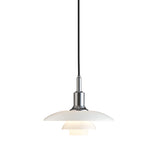 PH 3/2 Pendant: High Lustre Plated Chrome + Black