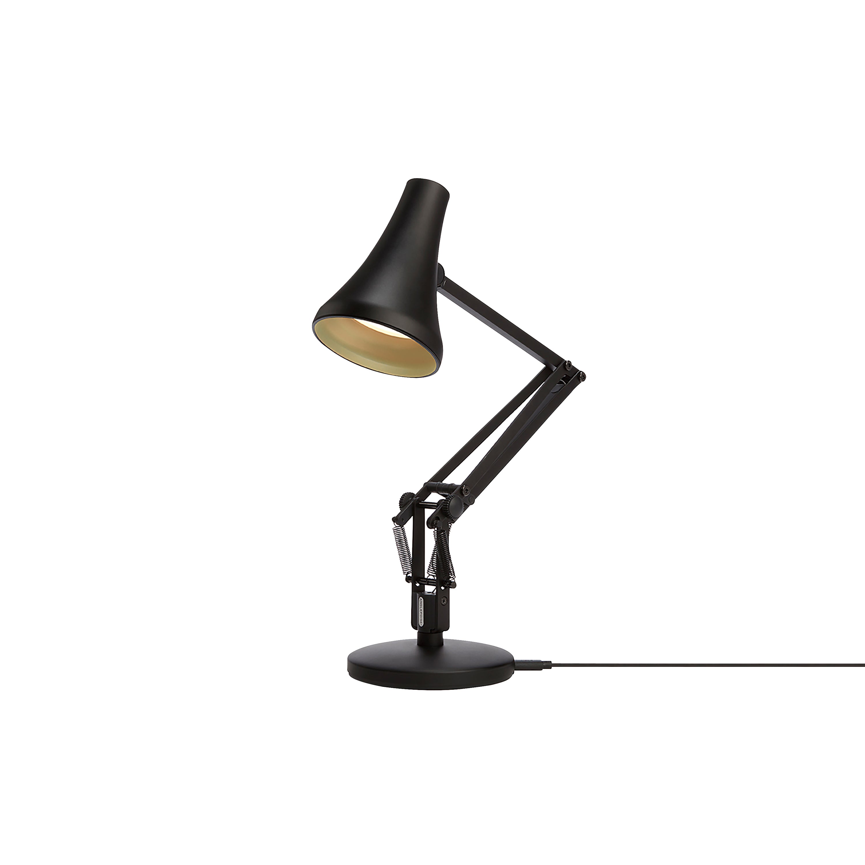 90 Mini Mini Desk Lamp: Carbon Black + Black