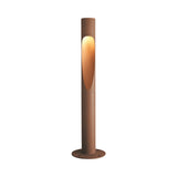 Flindt Garden Bollard Lamp: Long + Corten + Anchor without Adaptor