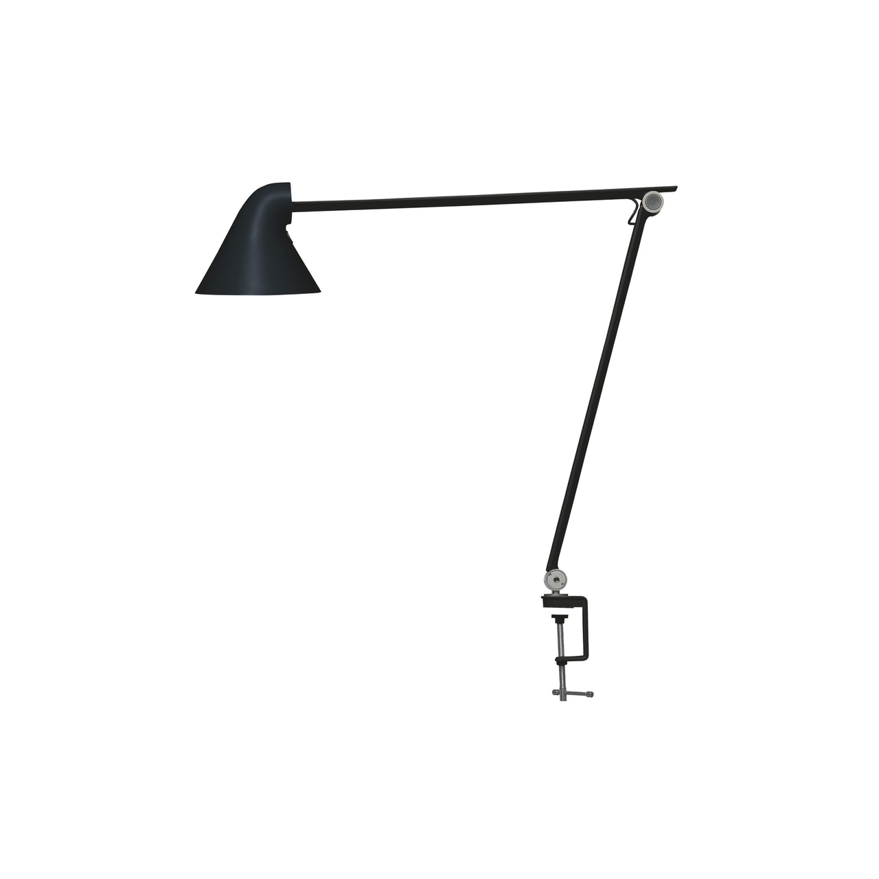 NJP Table Lamp: Black + Clamp