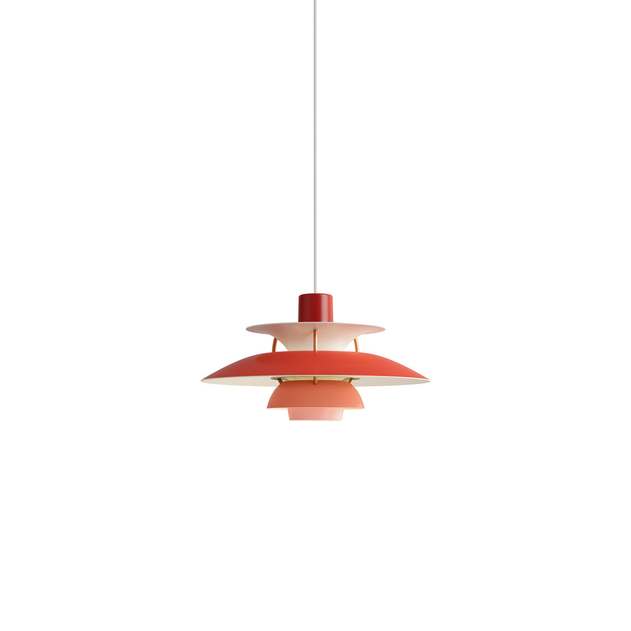 PH 5 Mini Pendant: Hues of Red + White