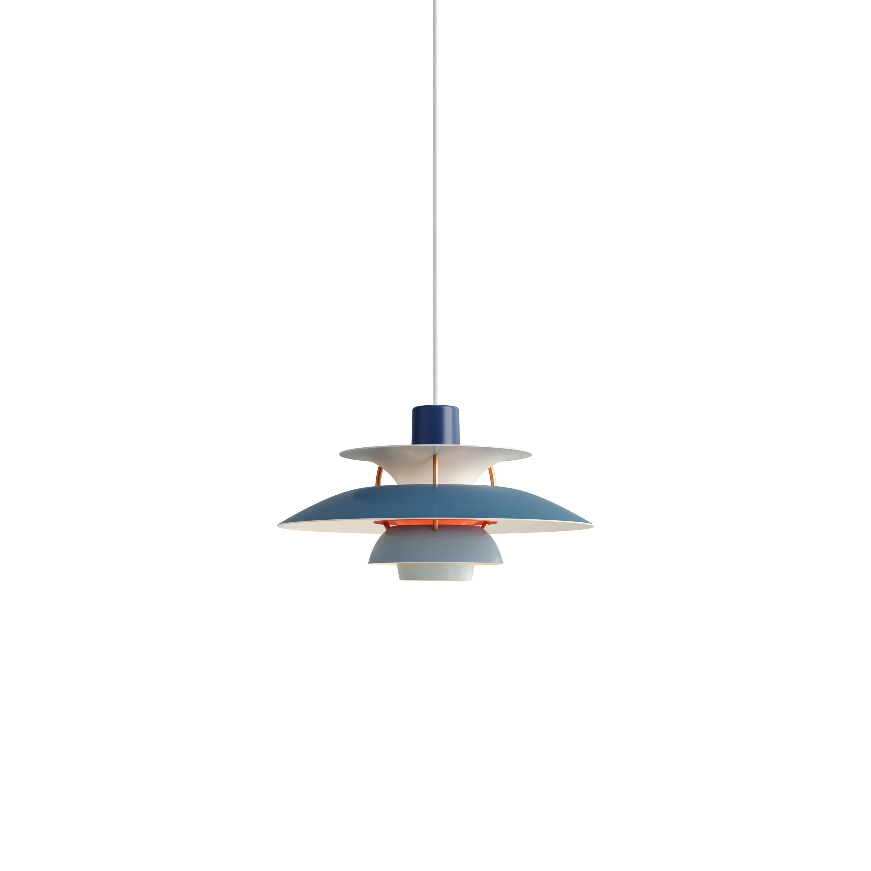 PH 5 Mini Pendant: Hues of Blue + White