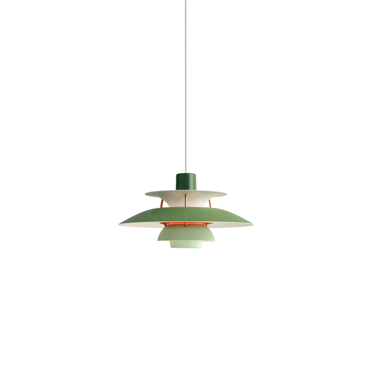 PH 5 Mini Pendant: Hues of Green + White