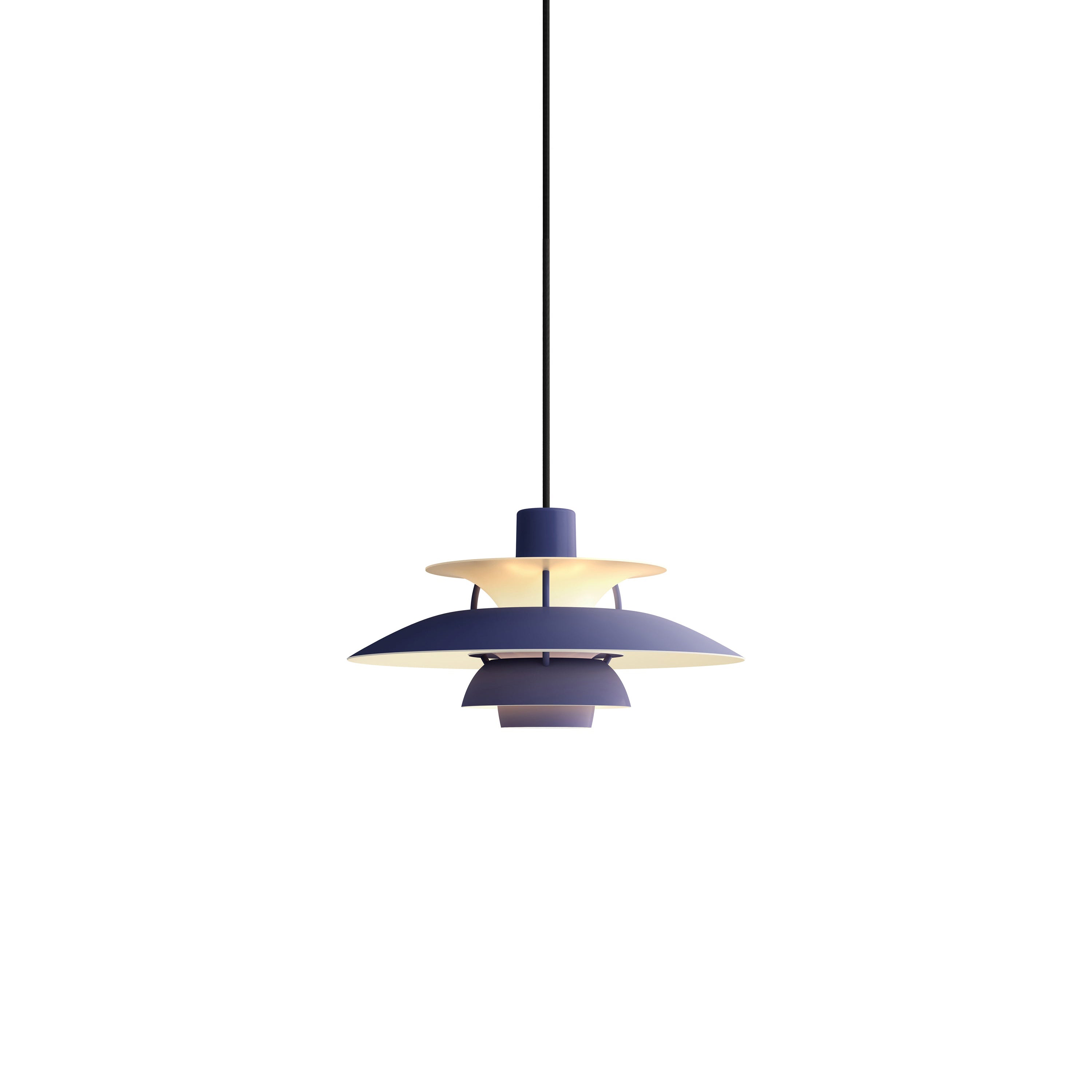 PH 5 Mini Pendant: Monochrome Soft Indigo + Black
