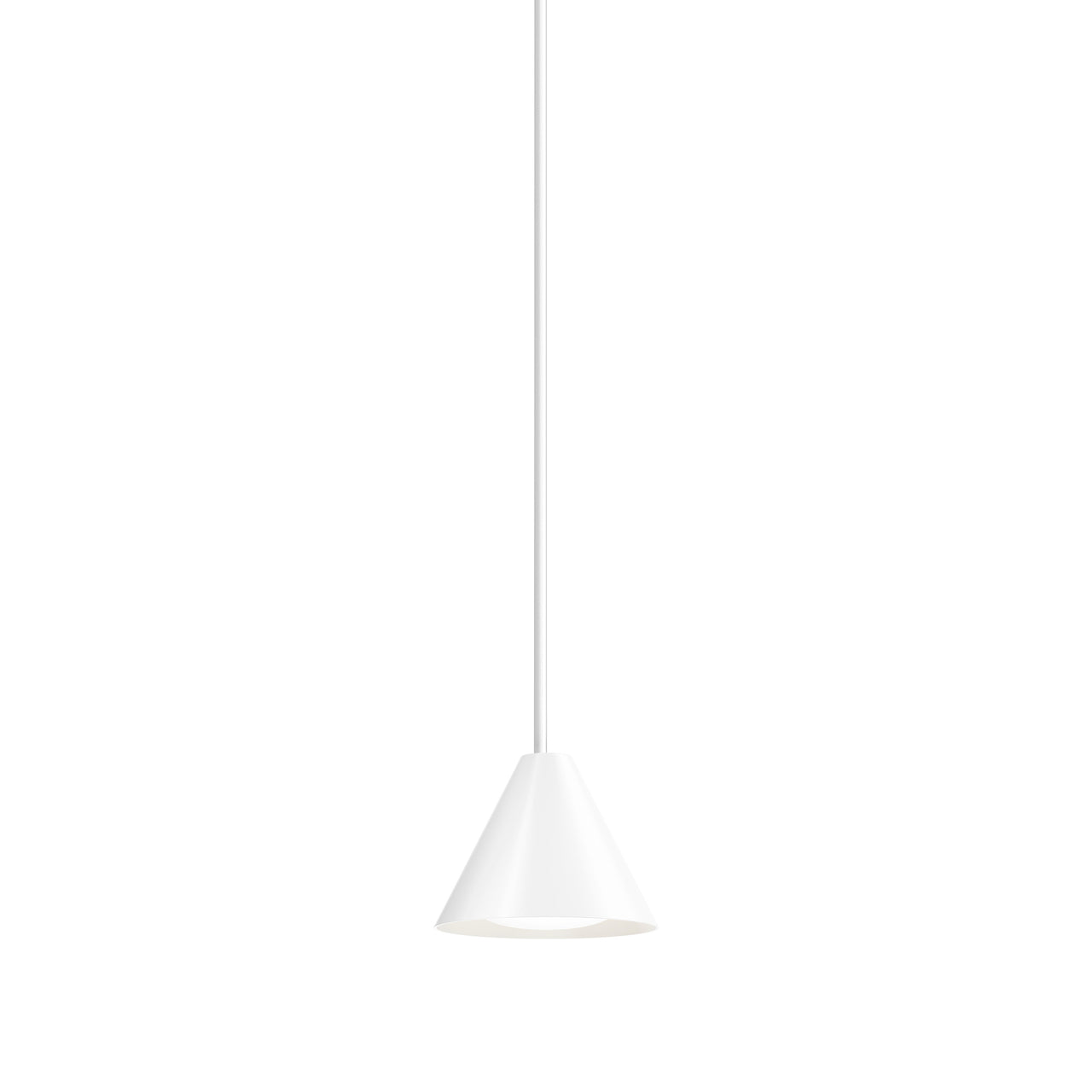 Keglen Pendant: Small + White