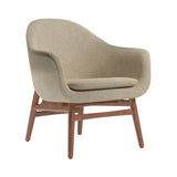 Harbour Lounge Chair: Walnut + Boucle 02