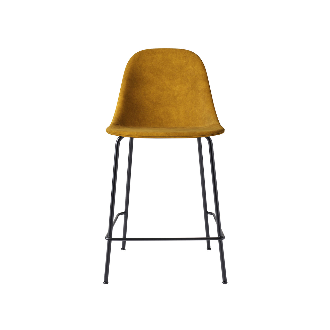 Harbour Bar + Counter Side Chair: Steel Base Upholstered + Counter + Champion 041