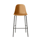 Harbour Bar + Counter Side Chair: Steel Base - Quickship + Bar + Khaki