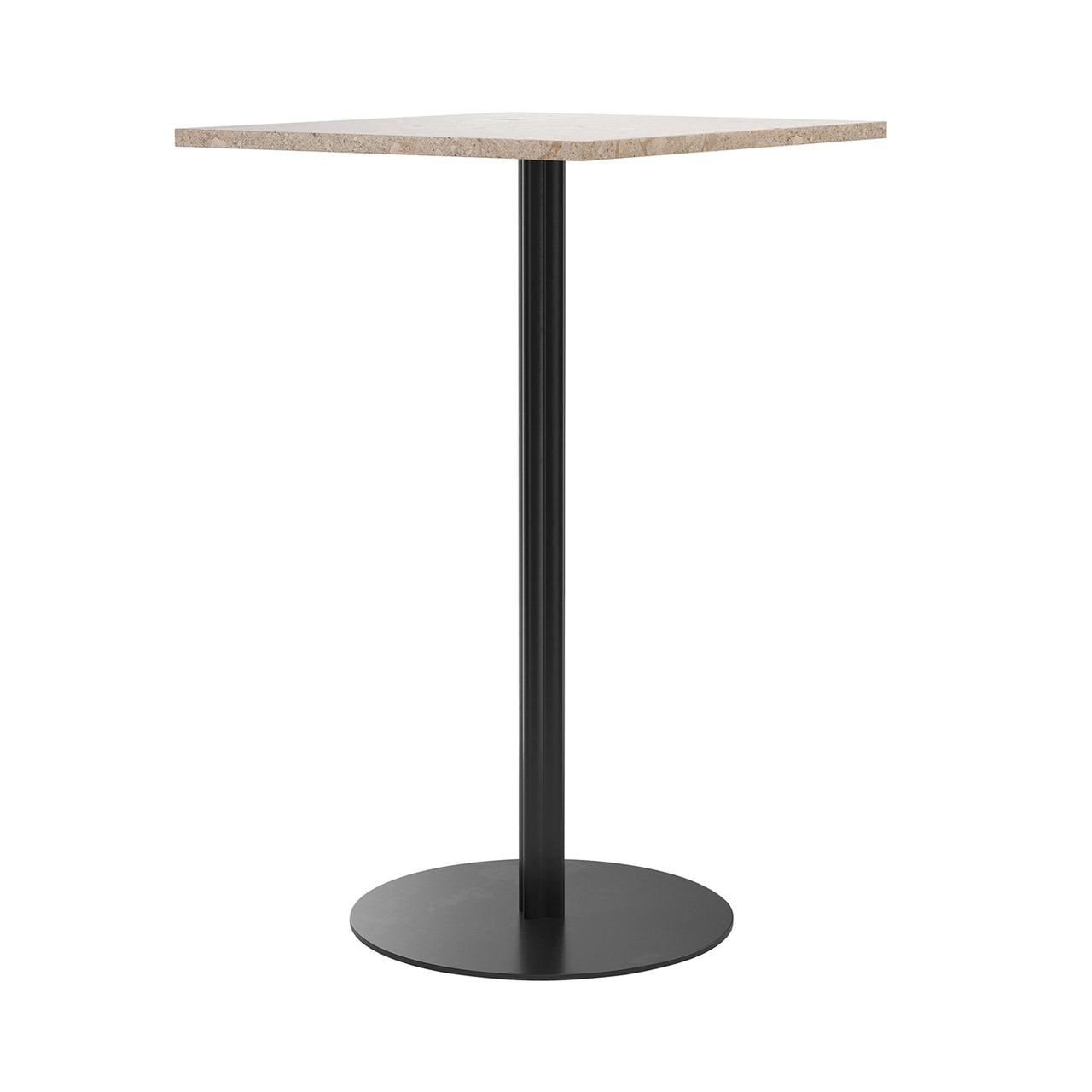 Harbour Column Square Bar + Counter Table: Bar + Kunis Breccia  + Round