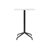 Harbour Column Square Bar + Counter Table: Counter + Off White Marble + Star