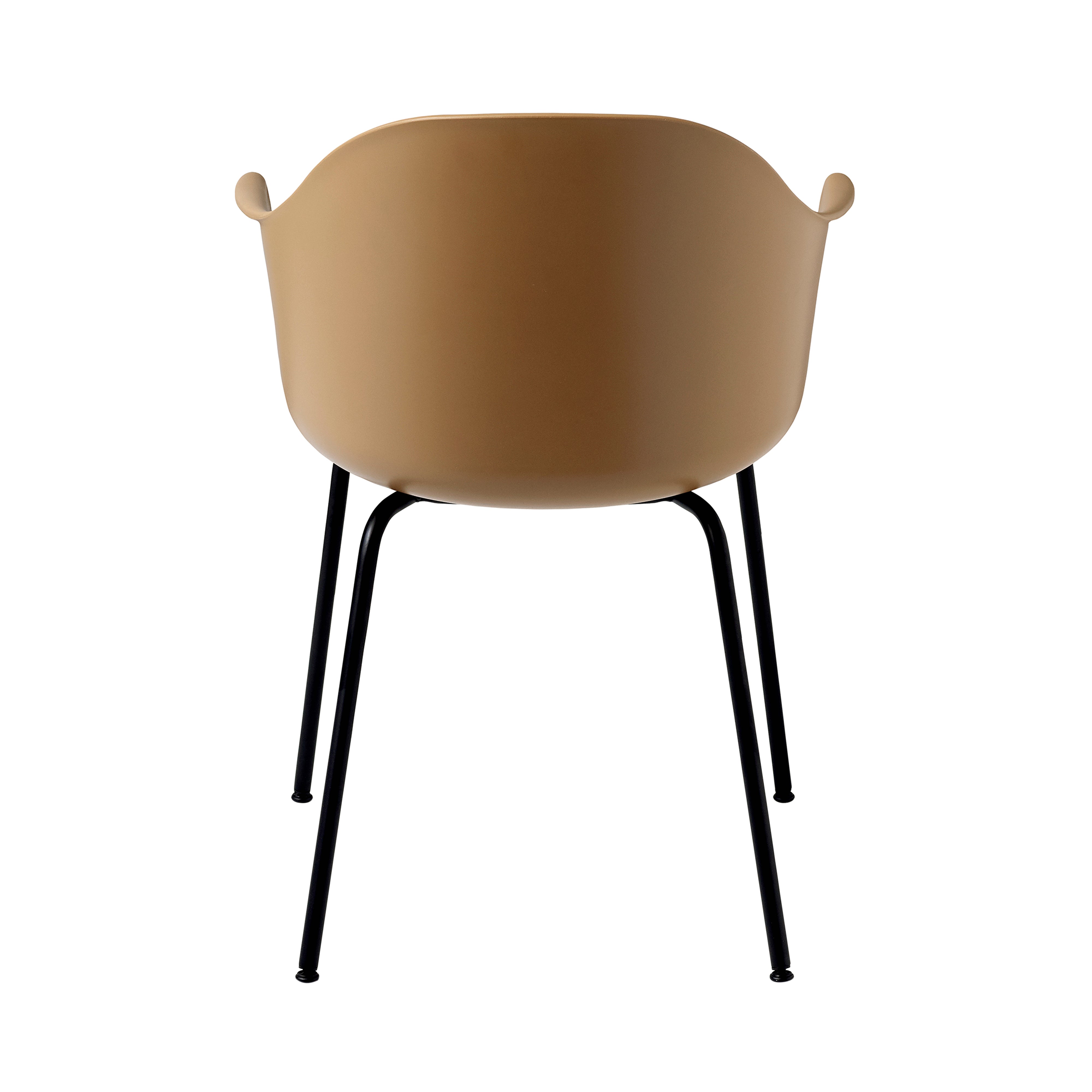 Harbour Dining Chair: Steel Base + Khaki