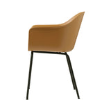 Harbour Dining Chair: Steel Base + Khaki