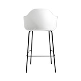 Harbour Bar + Counter Chair: Steel Base - Quickship + Bar + White