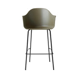 Harbour Bar + Counter Chair: Steel Base - Quickship + Bar + Olive