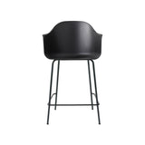 Harbour Bar + Counter Chair: Steel Base - Quickship+ Counter + Black