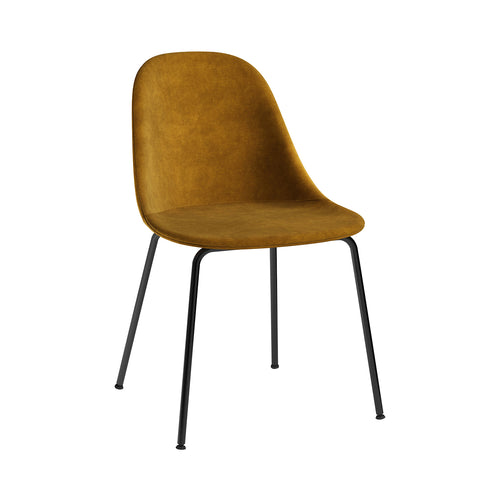 Harbour Side Dining Chair: Steel Base Upholstered + Champion 041