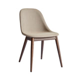 Harbour Side Chair: Wood Base Upholstered + Dark Stained Oak + Remix3 233