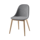 Harbour Side Chair: Wood Base Upholstered + Natural Oak + Fiord2 751
