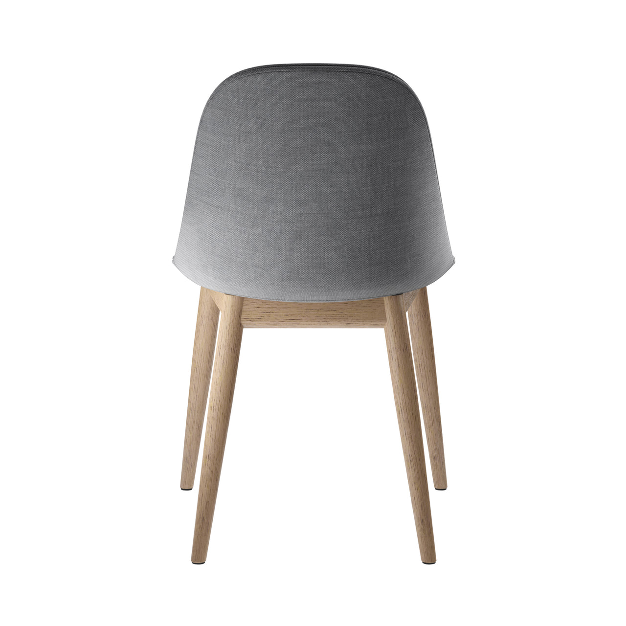 Harbour Side Chair: Wood Base Upholstered + Natural Oak + Fiord2 751