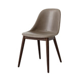 Harbour Side Chair: Wood Base Upholstered + Dark Stained Oak + Dakar 0311