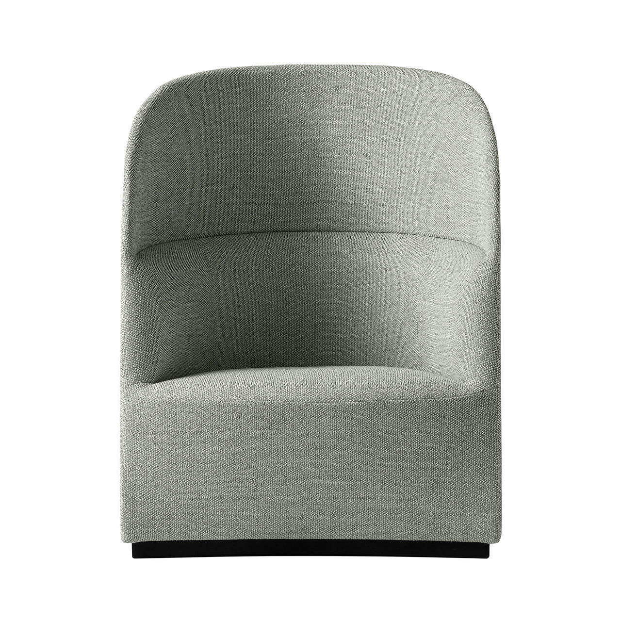 Tearoom High Back Lounge Chair: Without Power Outlet + Safire 006
