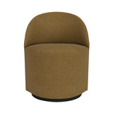 Tearoom Swivel Side Chair: With Return + Boucle 06