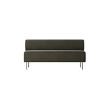 Eave Dining Sofa: Steel Base + Medium - 65