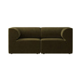 Eave Modular 2 Seater Sofa: Large + Configuration 1 + Champion 035