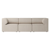 Eave Modular 3 Seater Sofa: Small + Configuration 2 + Savanna 202