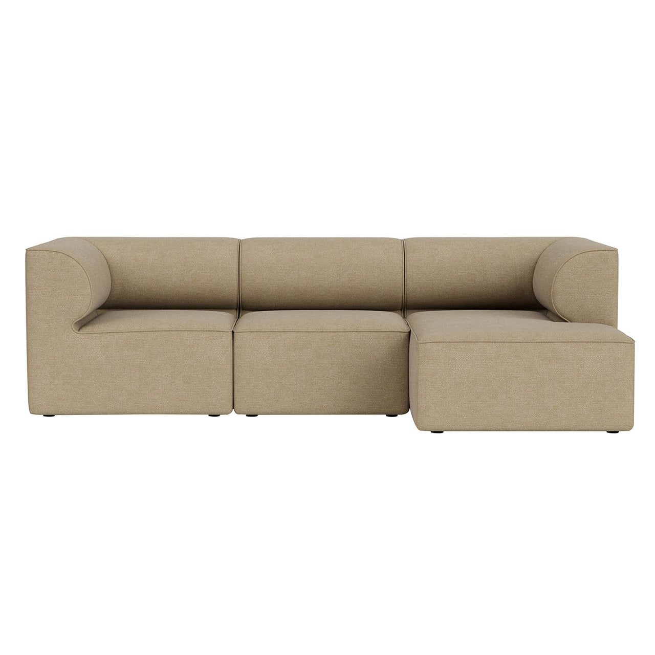 Eave Modular 3 Seater Sofa: Small + Configuration 11 + Boucle 02