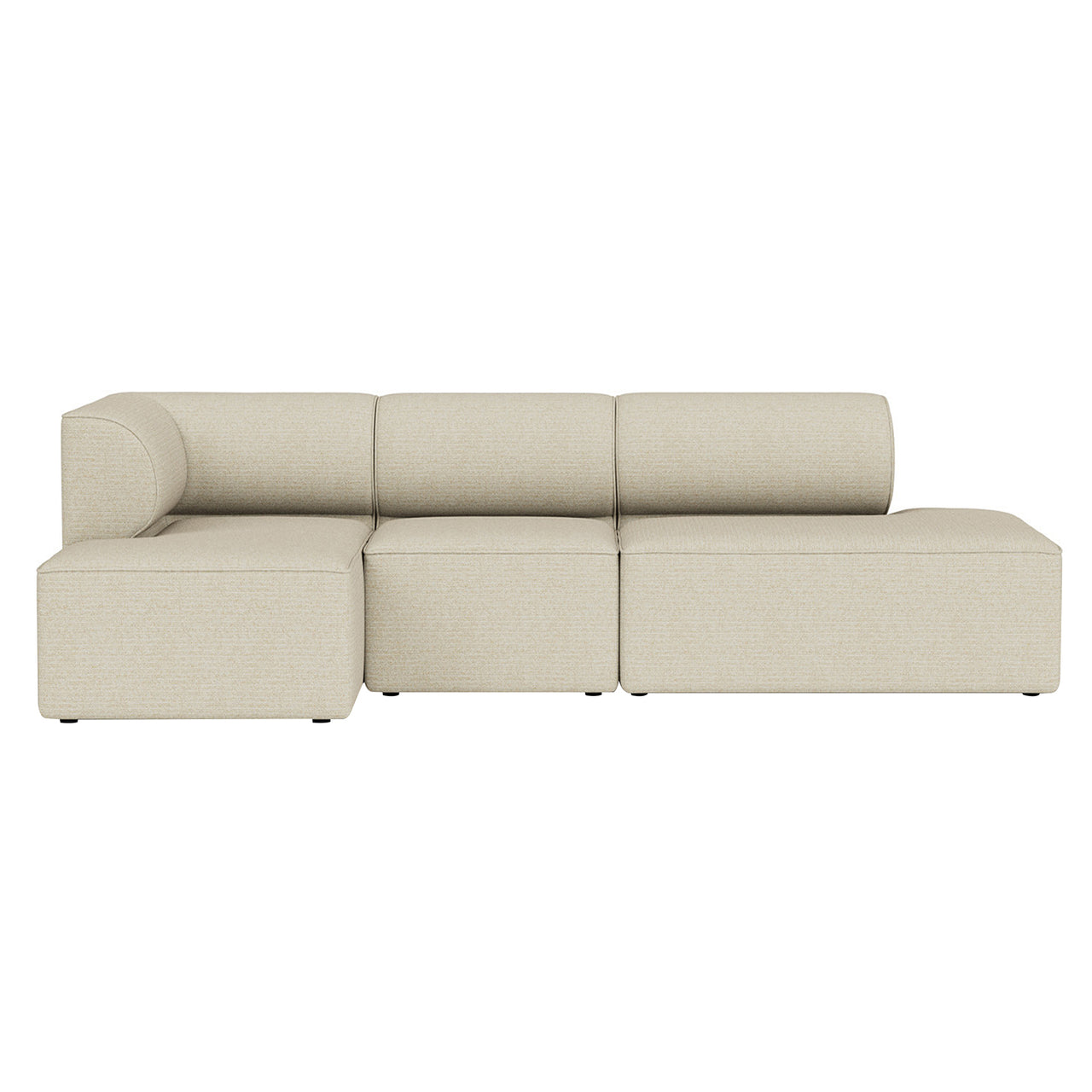 Eave Modular 3 Seater Sofa: Small + Configuration 10 + Savanna 202