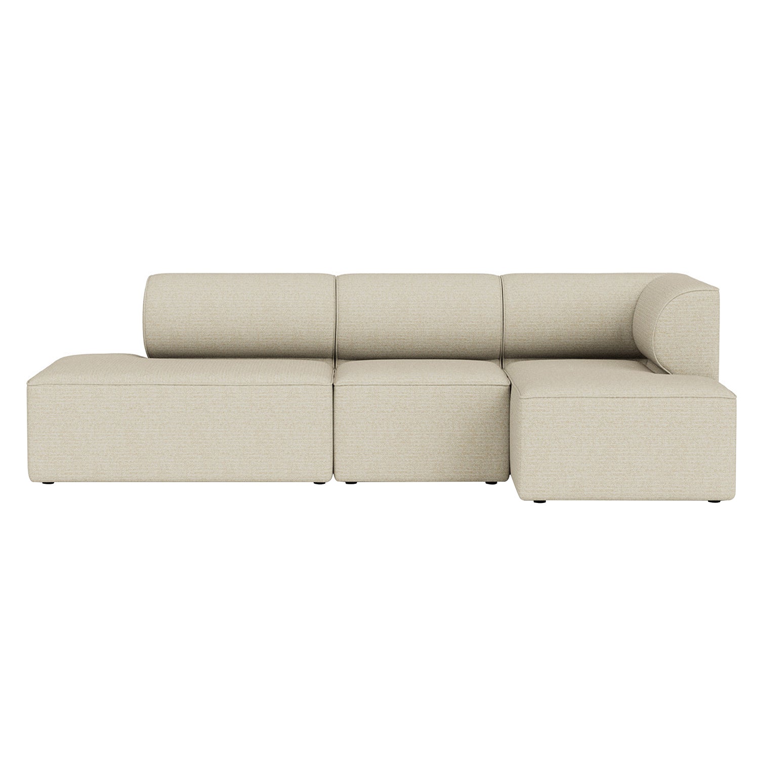 Eave Modular 3 Seater Sofa: Small + Configuration 09 + Savanna 202