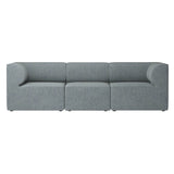 Eave Modular 3 Seater Sofa: Small + Configuration 2 + Safire 012