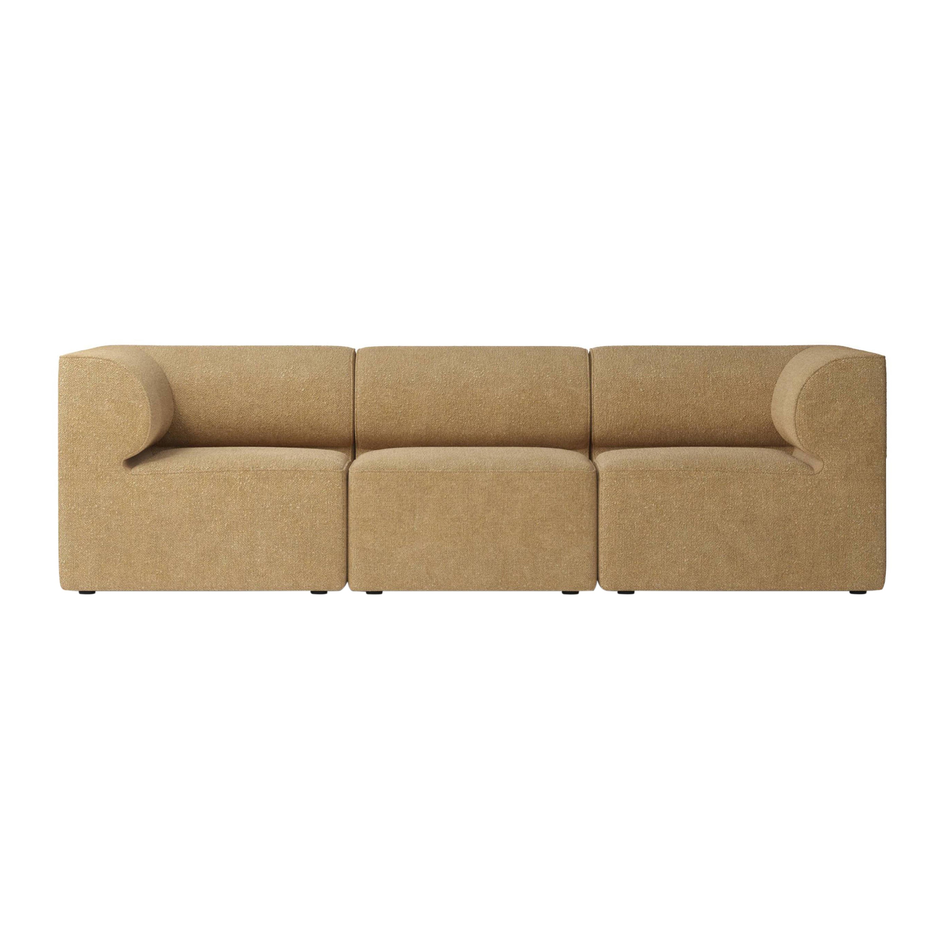 Eave Modular 3 Seater Sofa: Small + Boucle 06