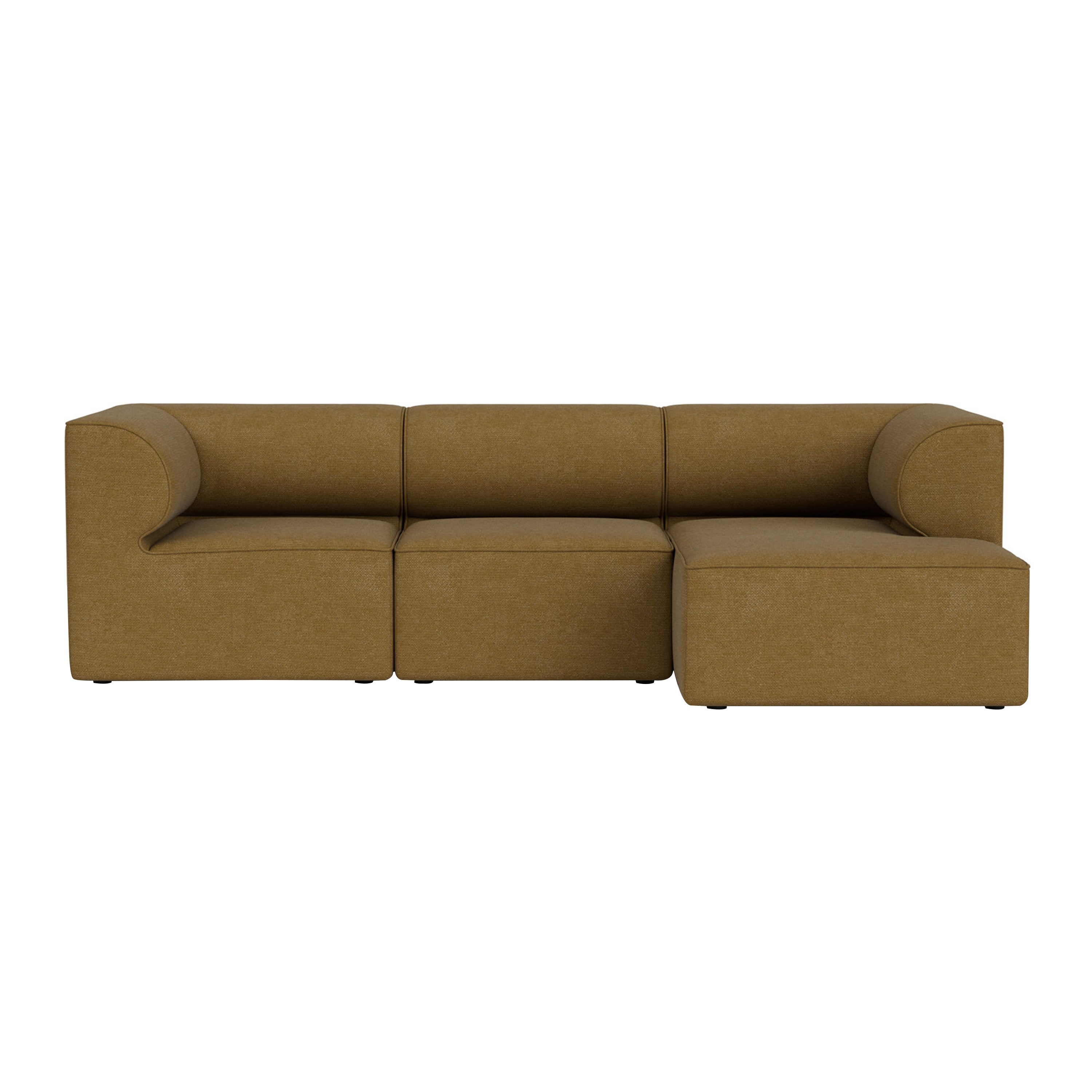 Eave Modular 3 Seater Sofa: Small + Configuration 11 + Boucle 06